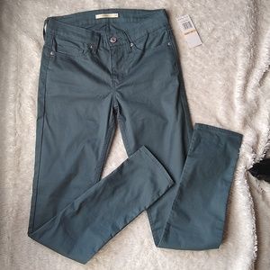 Levi Strauss 711 skinny pants in gray size 27x32 /size 2 NWT